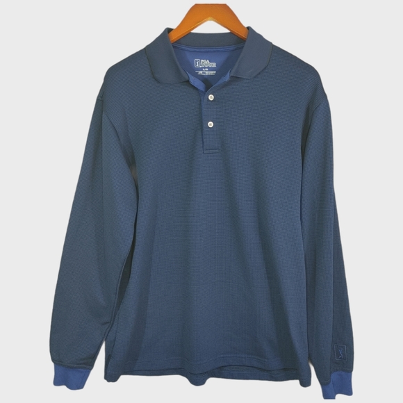 PGA Tour Other - PGA Tour Long Sleeve Golf Polo Shirt-Large